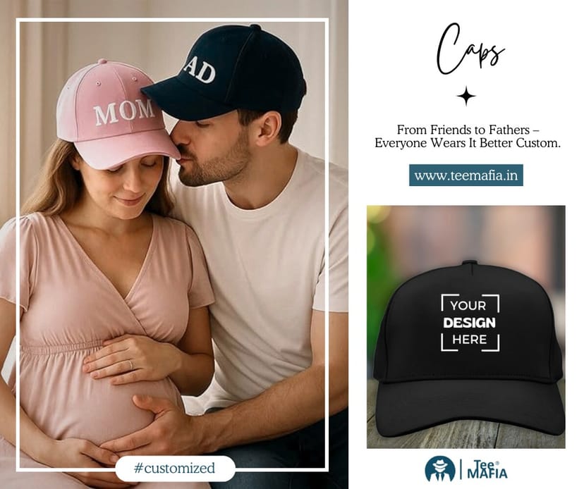 Personalized Couple Caps - Image 1